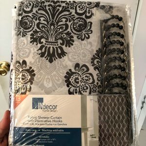 Brand new French Damask shower curtain
